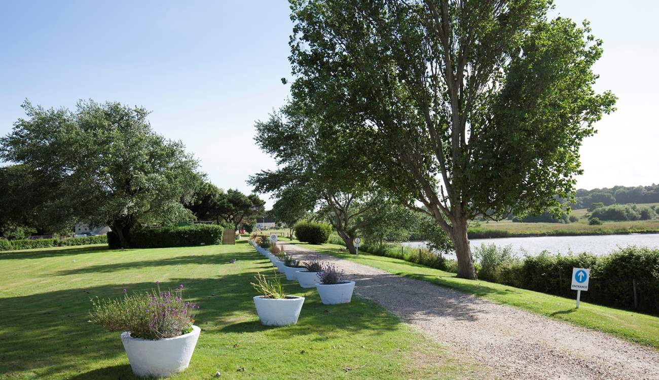 The Salterns Village is a rural and peaceful development, great for families.