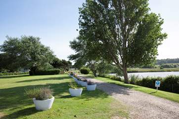 The Salterns Village is a rural and peaceful development, great for families.