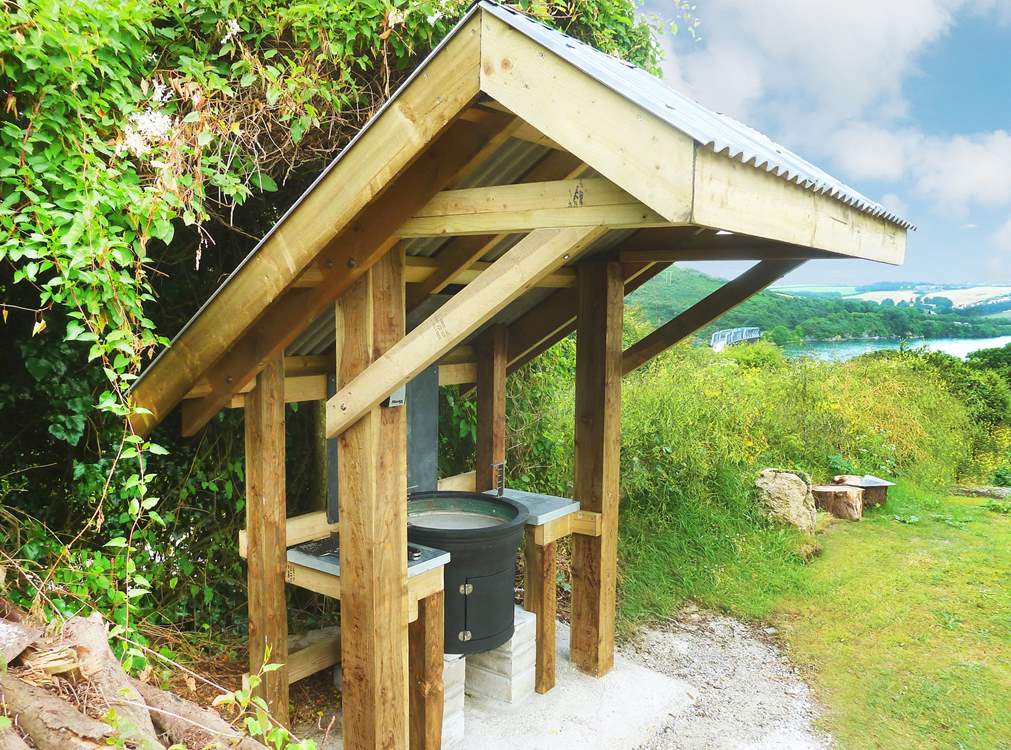 There is a unique undercover barbecue area too!