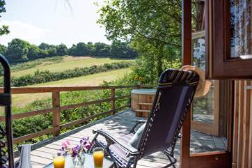 Sit back and relax on the deck.