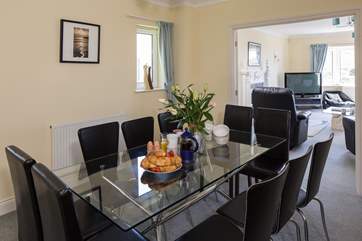 Dining-table to seat 10. Perfect for serving up a feast.