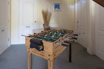 Ping pong or table football, take your pick.