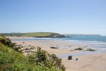 Sedgewell beach in all its sandy glory.