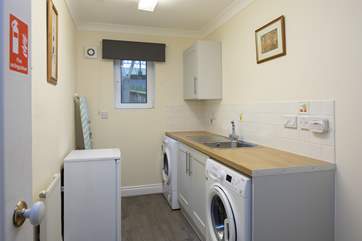 Utility-room. Perfect for storing all the buckets and spades.
