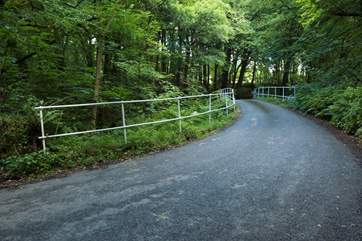 The surroundings are stunning, this is on the way into the village too.