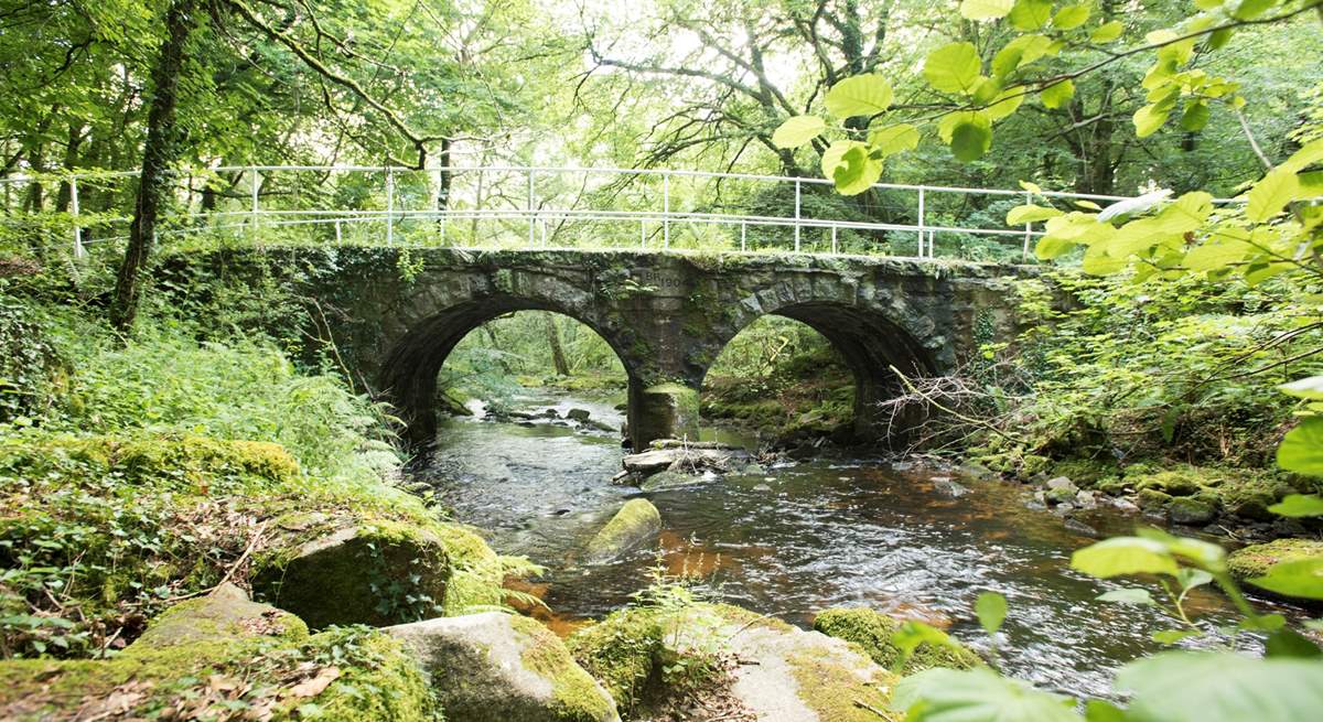 There is a pretty stream on the way into the village.