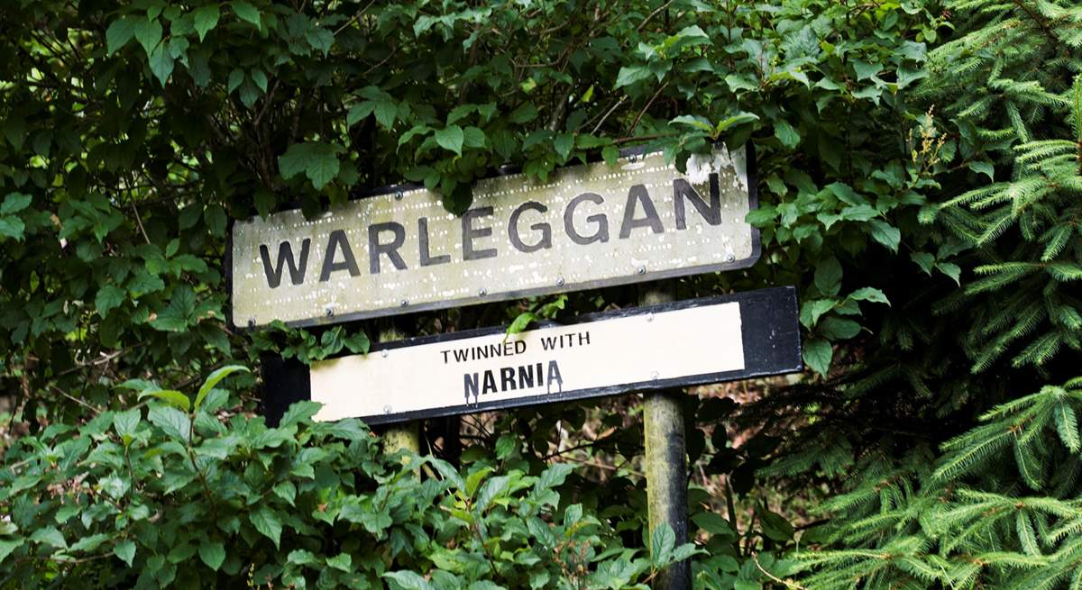 The pretty village of Warleggen is twinned with Narnia.