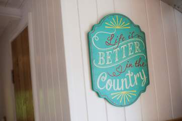 Life is better in the country!