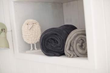 A shepherd's hut wouldn't be complete without a sheep!