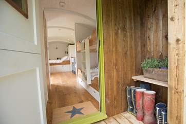 There is even space to store your coats and muddy wellies after a good walk!