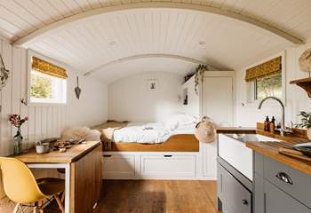 A bright and airy space throughout