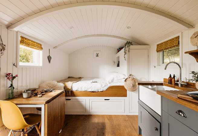 A bright and airy space throughout