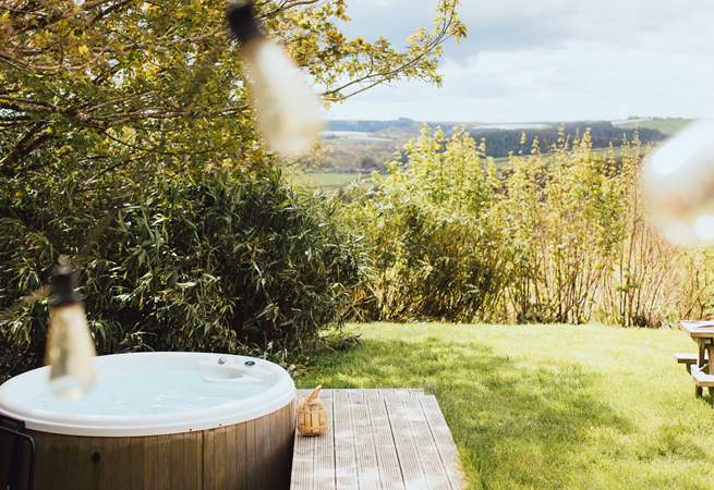 Complete with a bubbling hot tub to relax after a day of exploring. 
