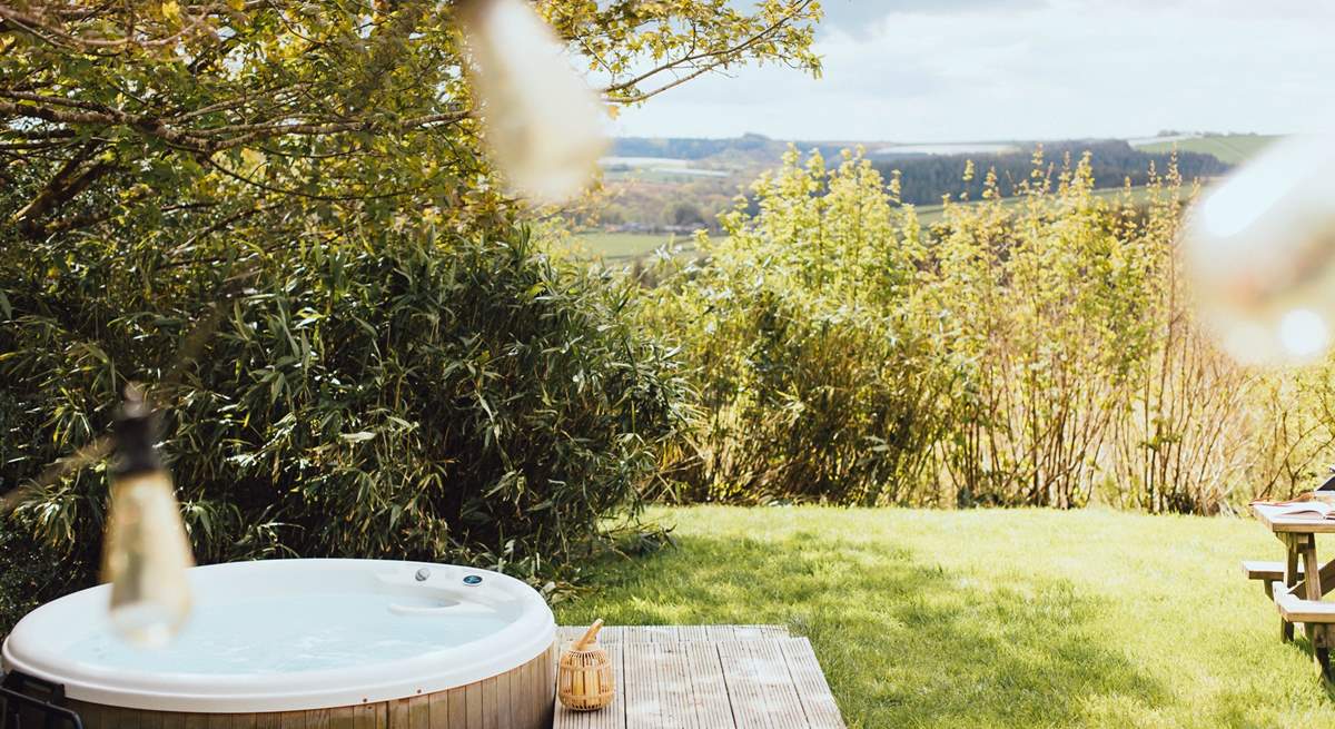 Complete with a bubbling hot tub to relax after a day of exploring. 