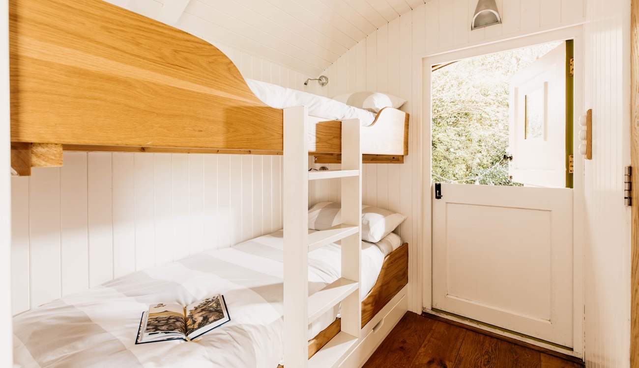 Children will love the bunk beds
