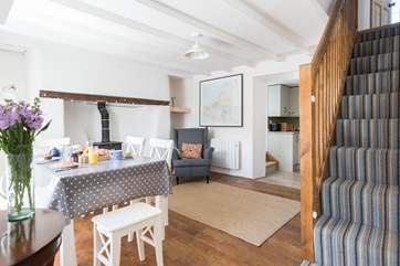 The door from the porch opens into the dining-room.