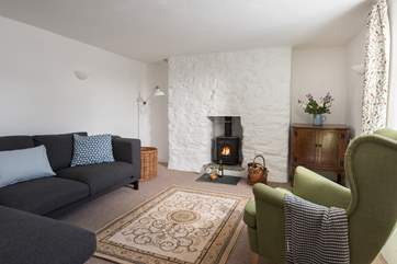 The cosy sitting-room.