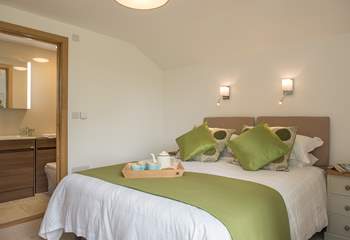 Bedroom 2, which overlooks the garden, can be made up as either a double bed or twin beds - just let us know.