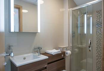 The stylish en suite shower-room for Bedroom 2.
