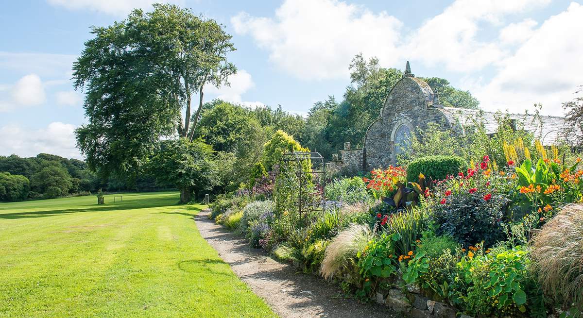 The gardens and grounds around the estate are simply stunning.