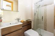 The en-suite shower room for bedroom 2.