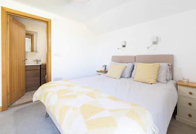 Bedroom 2 has zip and link beds  - perfect for couples or families. 