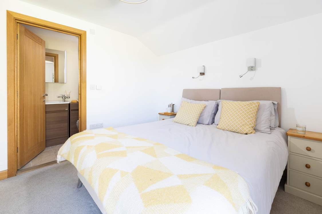 Bedroom 2 has zip and link beds  - perfect for couples or families.