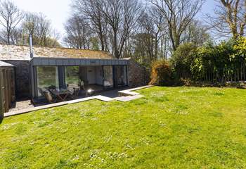 The Stables has a fabulous outside space. 