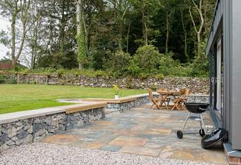 Why not light up the barbecue and enjoy the lovely private garden?