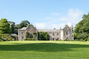 The large lawned area in front of the manor is yours to enjoy - lie out in the sun, have a picnic or enjoy a ball game.
