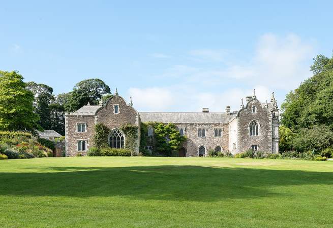 The large lawned area in front of the manor is yours to enjoy - lie out in the sun, have a picnic or enjoy a ball game.