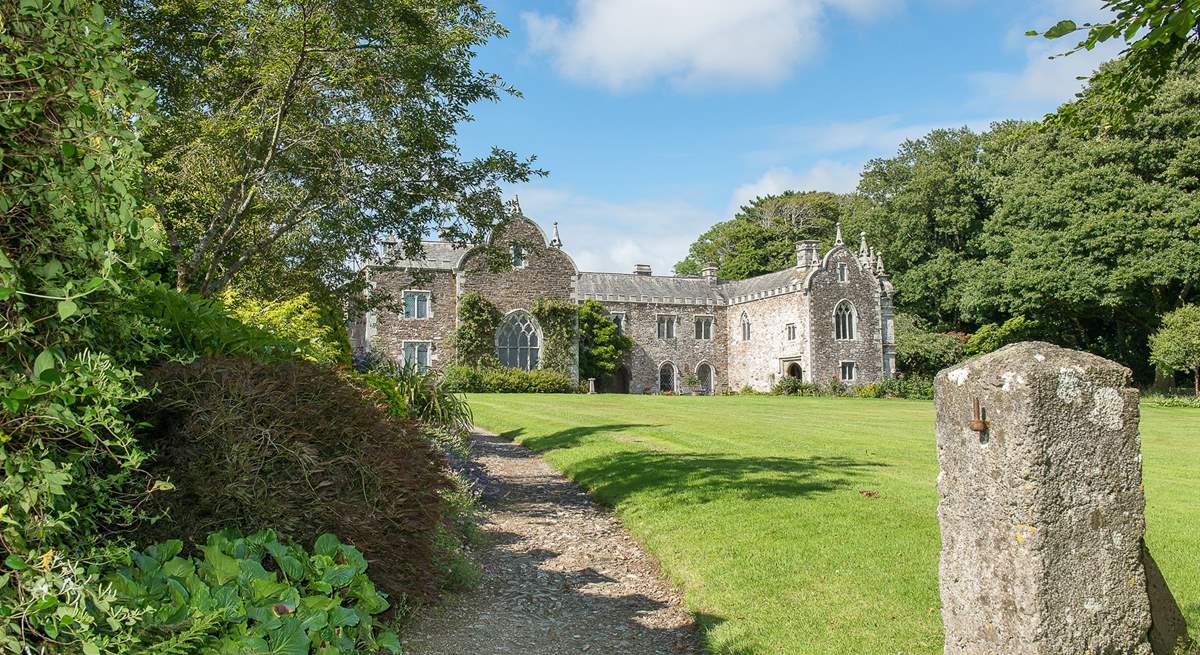 The 17th Century manor house takes centre stage on the estate.