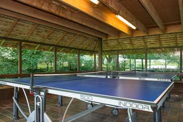 Table-tennis - a real holiday favourite.