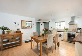 The dining-area is close to the kitchen making it easy to serve up those holiday meals.