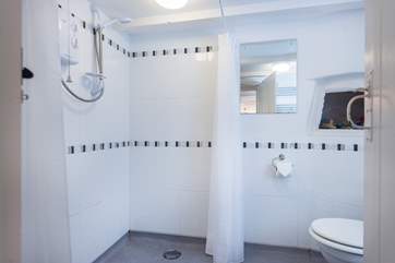 The wet-room on the ground floor.