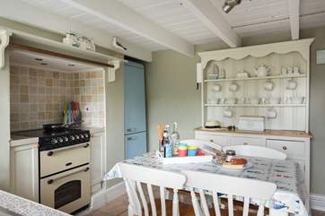 The country cottage kitchen.