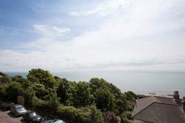The perfect view point to watch the round the island yacht race.