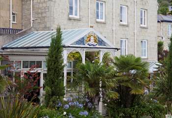 The Royal Hotel. This grand hotel with formal gardens is close to the seafront.