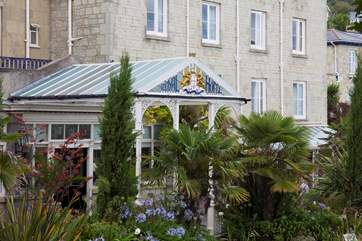 The Royal Hotel. This grand hotel with formal gardens is close to the seafront.