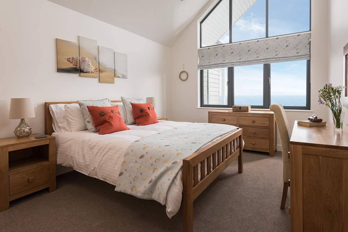And room to sleep with more wonderful sea views.