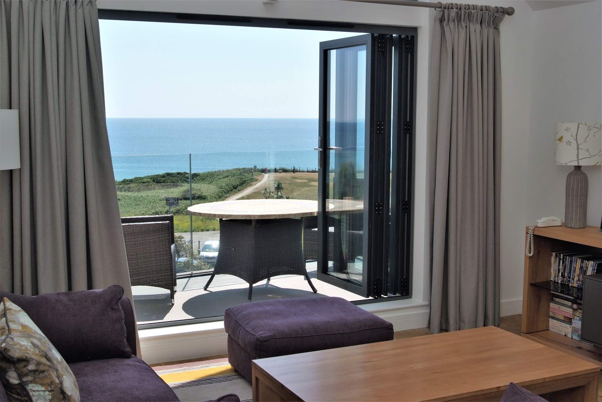 Sit, relax and look at the fabulous sea view.