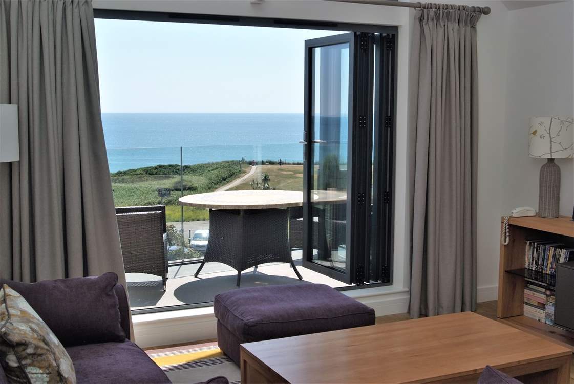 Sit, relax and look at the fabulous sea view.