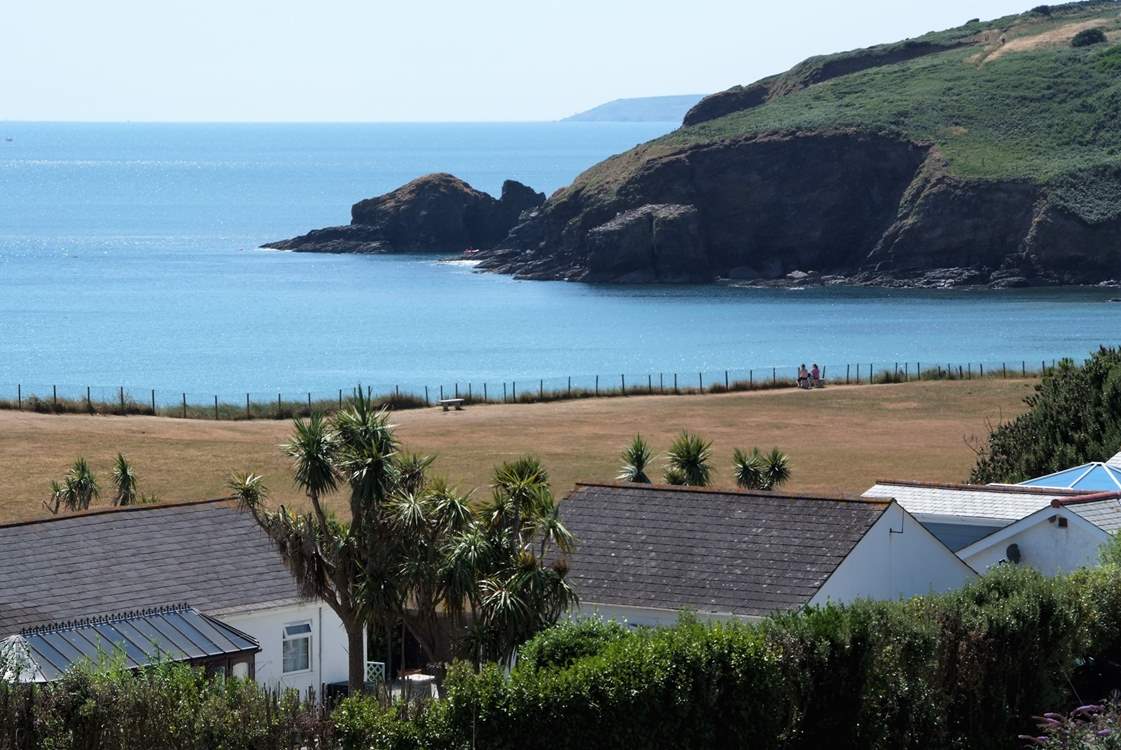 The view from the balcony.