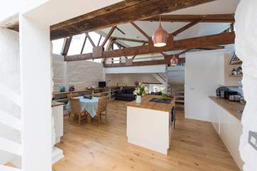 Open plan living.