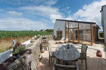 The terrace, perfect for al fresco eating.