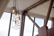 Stylish lighting.