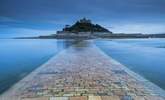 St Michael's Mount is just 4 miles away and should be on your 