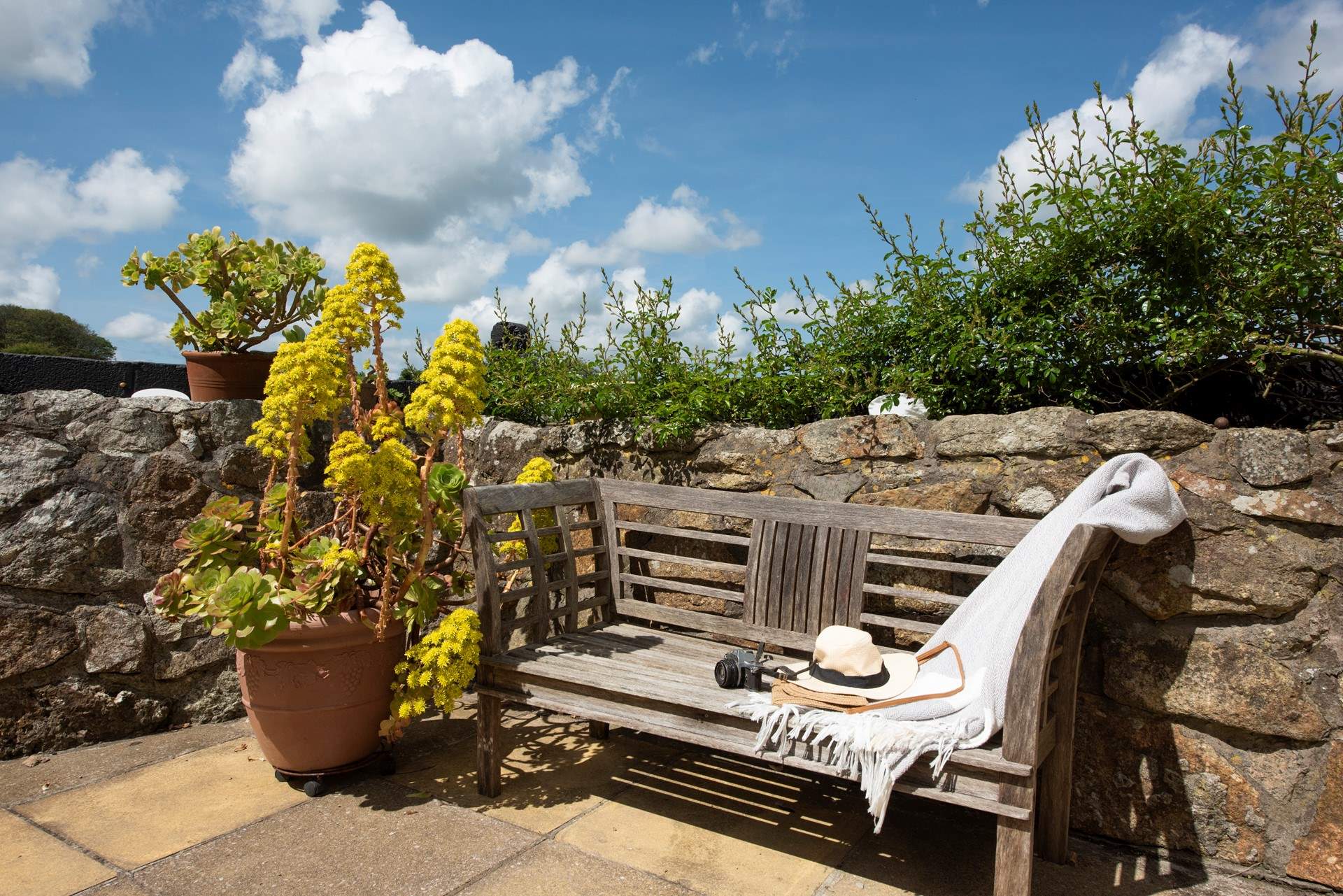 Take a break and soak up the sun.