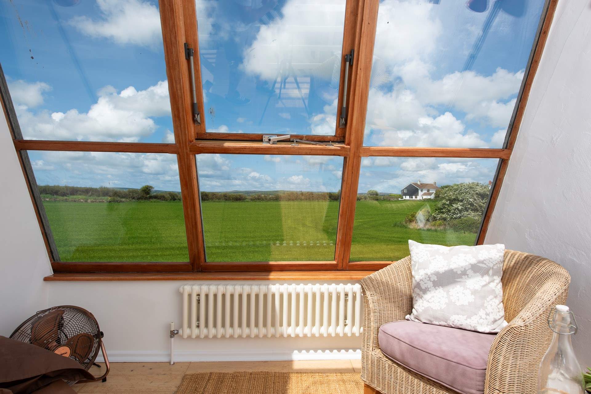Stunning views from the upstairs snug.