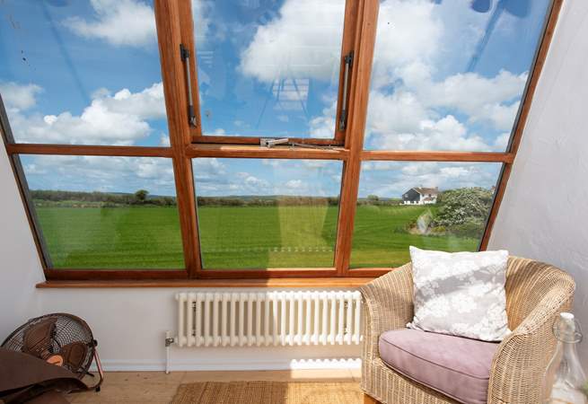 Stunning views from the upstairs snug.